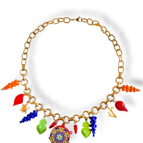 Ifigenia Loukou Short Ntefi with Charms