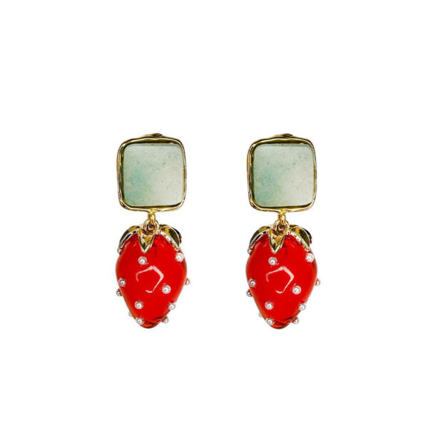 Ifigenia Loukou Strawberry Red Earrings