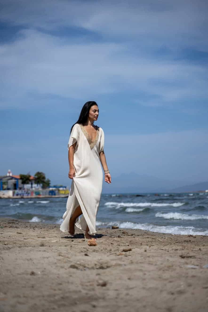 Kallisto's & Nymphs Dress with a Golden Braid - Image 2