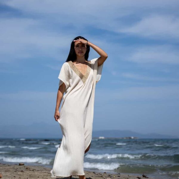 Kallisto's & Nymphs Dress with a Golden Braid