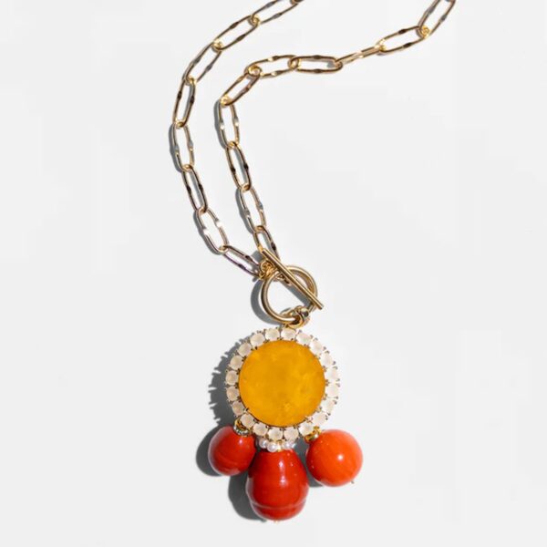 Katerina Psoma Valeria Coral Pendant
