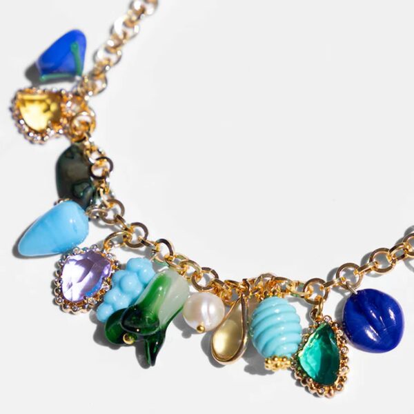 Katerina Psoma Albia Turquoise Short Necklace