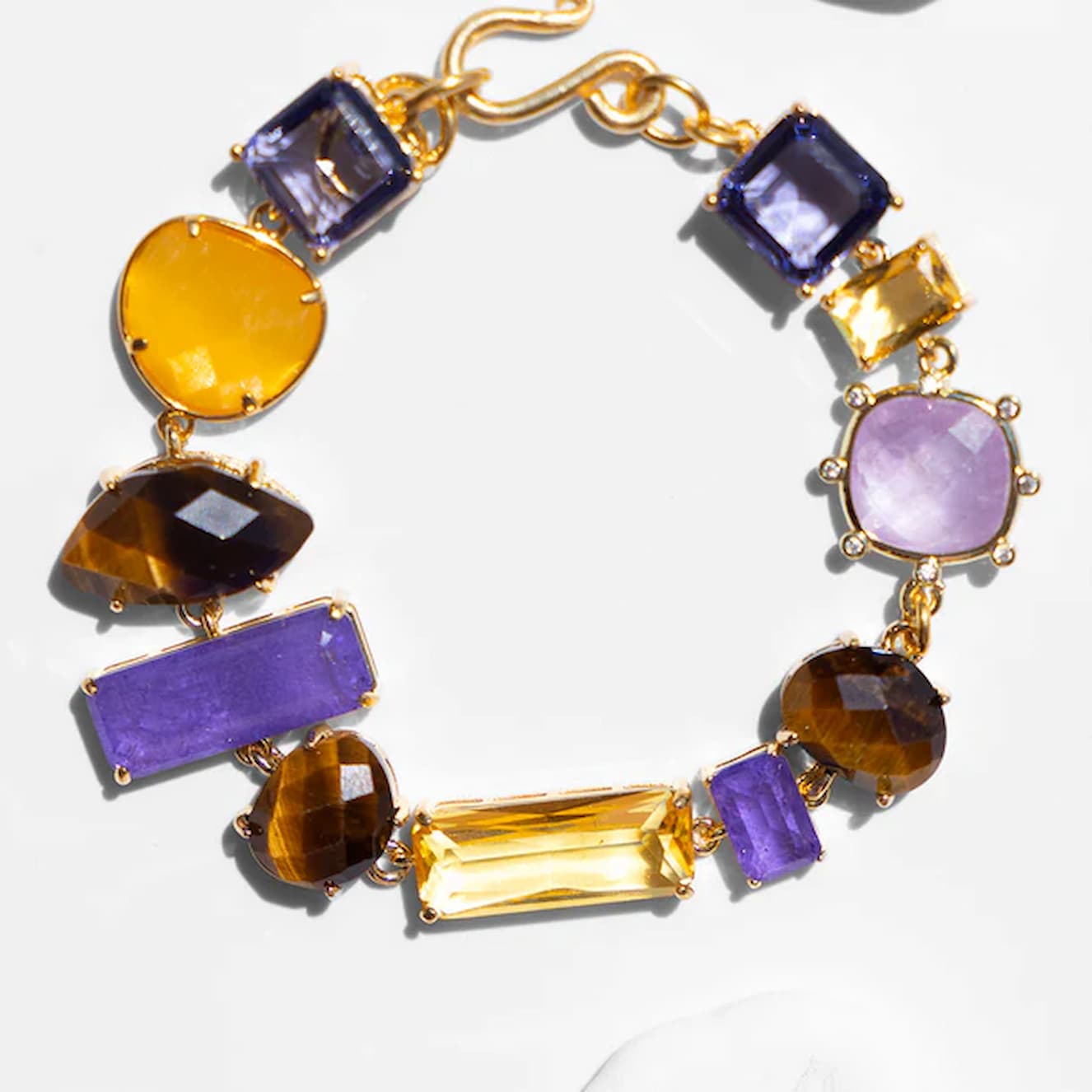 Katerina Psoma Jane Purple and Yellow Bracelet