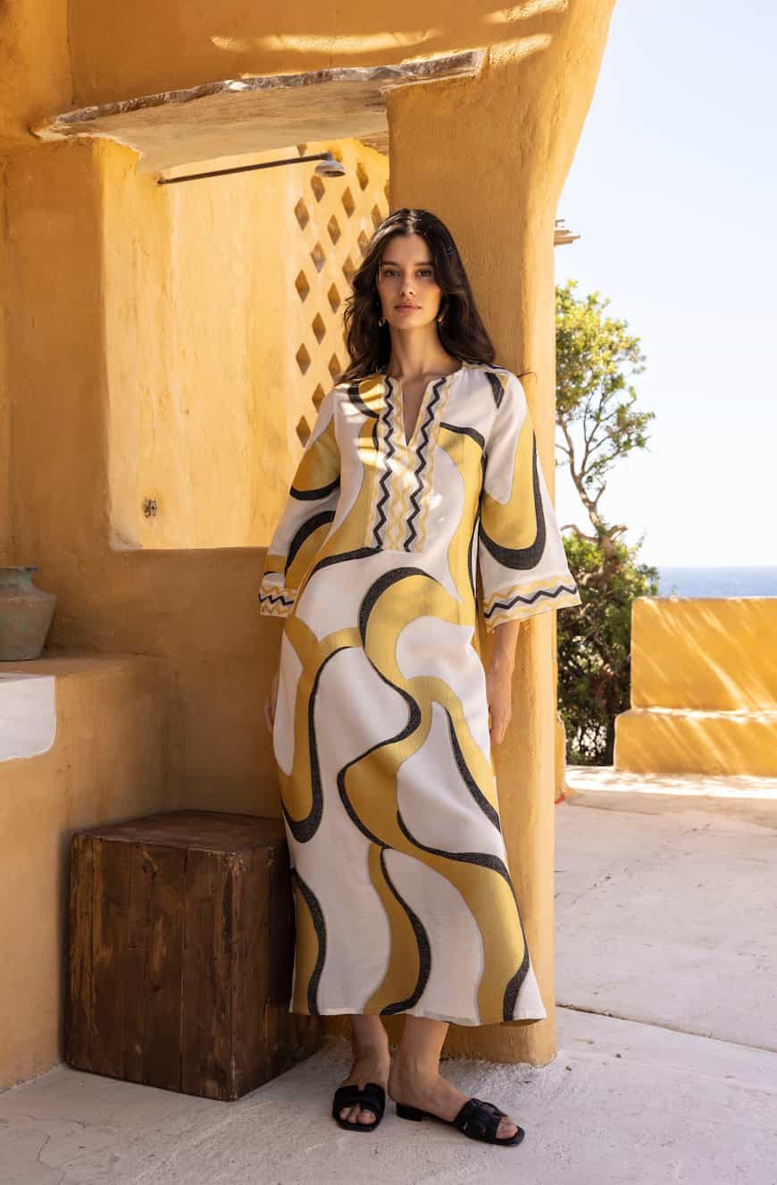 Nema Kaftan Noor Ecru - Image 2