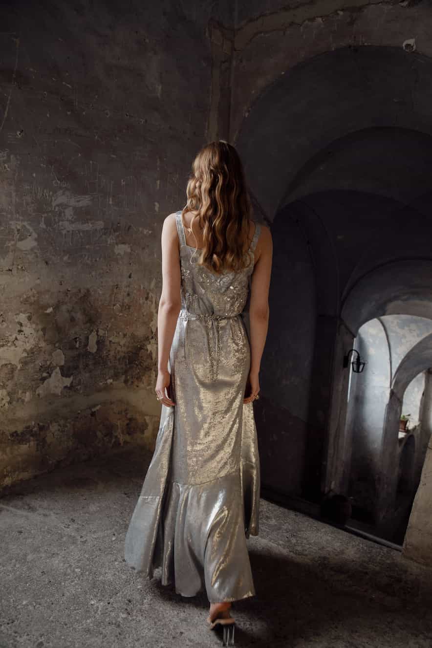 Nidodileda Edith Dress Silver Grey - Image 2