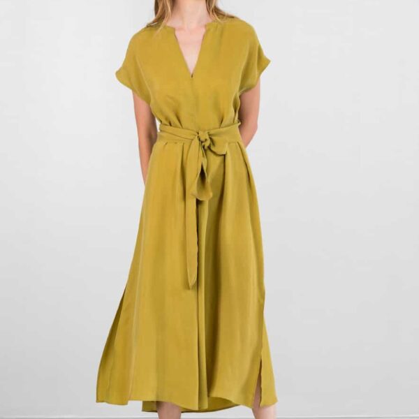 Philosophy Cupro Loose Dress lime