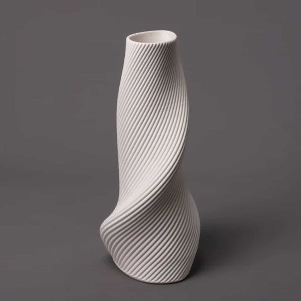 Binary Ceramics Tornado Vase W 22 X L 22 X H 48