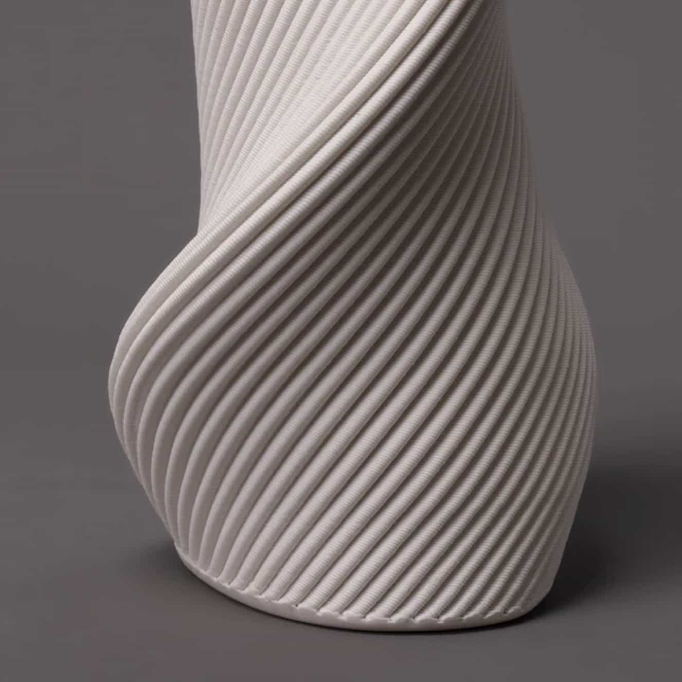 Binary Ceramics Tornado Vase W 22 X L 22 X H 48 - Image 2