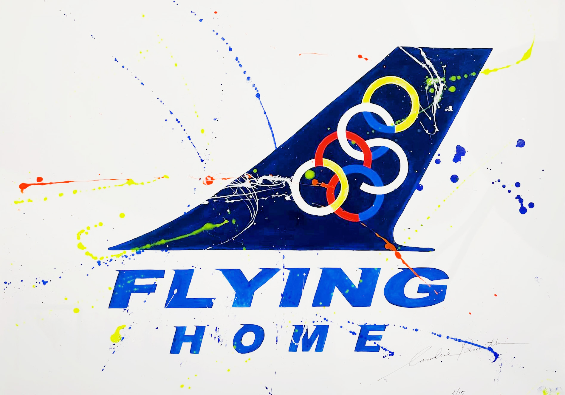 Carolina Rovithi Flying Home 60cm X 44cm