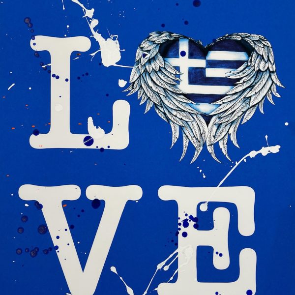 Carolina Rovithi Love Greece 60cm X 44cm