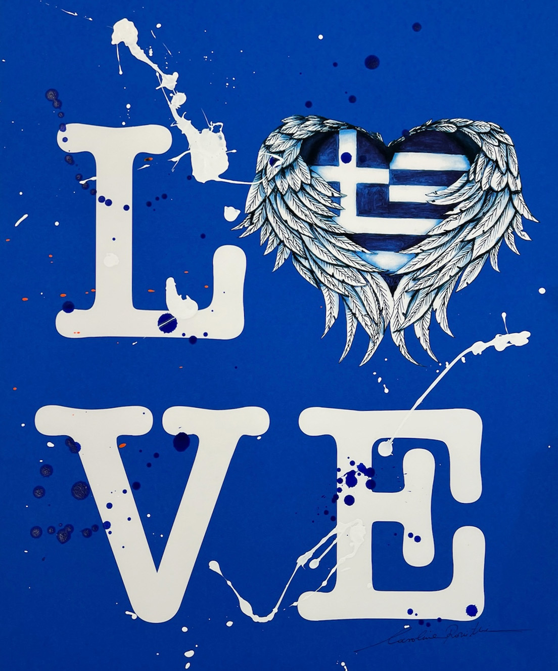 Carolina Rovithi Love Greece 60cm X 44cm