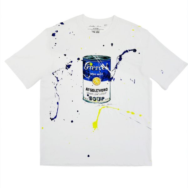 Carolina Rovithi T-shirt Aygolemono Limited Edition with Splash