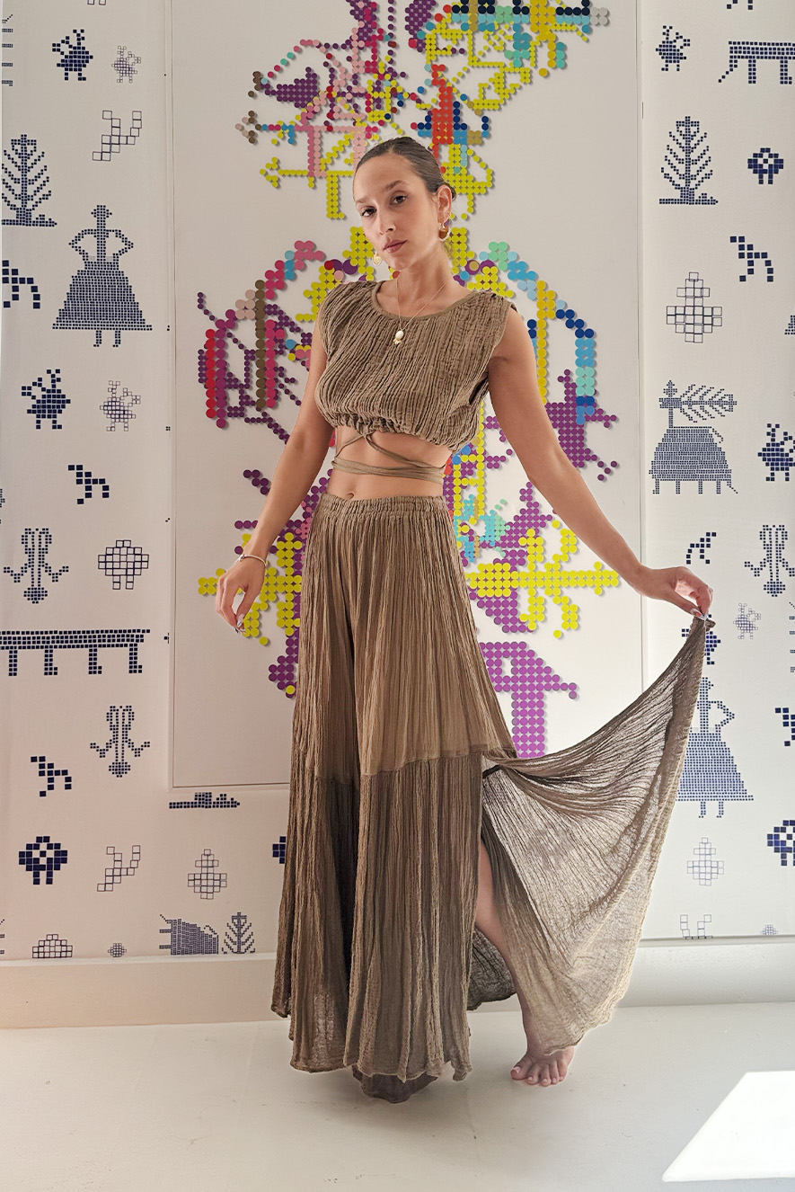 D' Artemide Dido Pants Mocha - Image 2