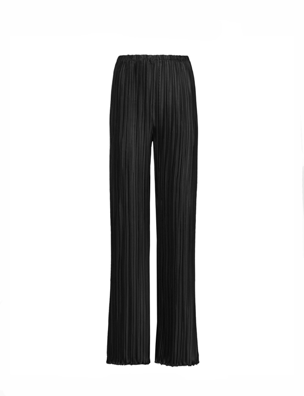 Daphne Valente Iris Pleated Trousers Black