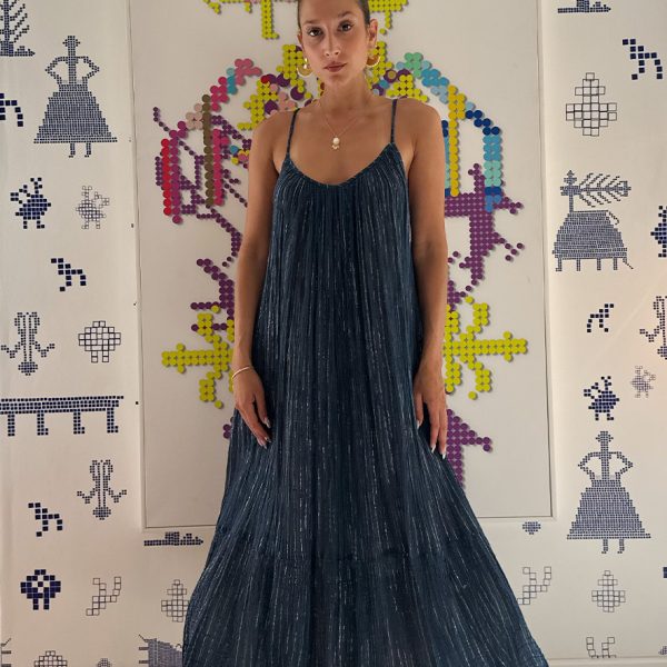 D'Artemide Callisto Maxi Lurex Blue