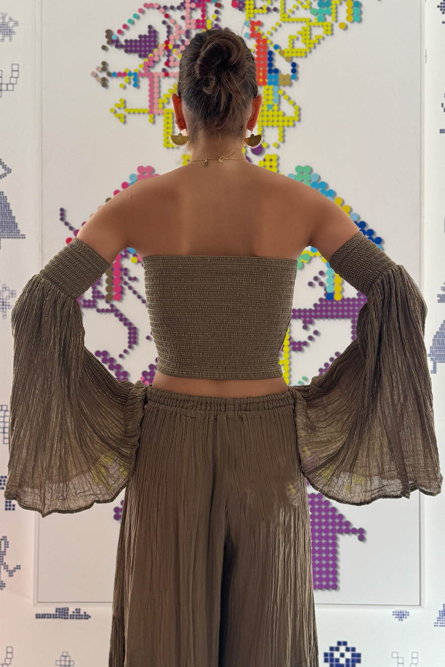 D'Artemide Top Ophelia Mocha - Image 2