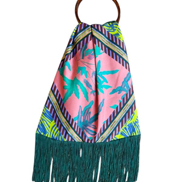 Eleni Malami Large Silk Bag Peach