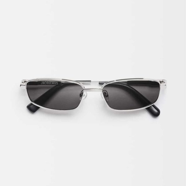 Jacquemus 67 Aviator Matt Puppy Black Amber
