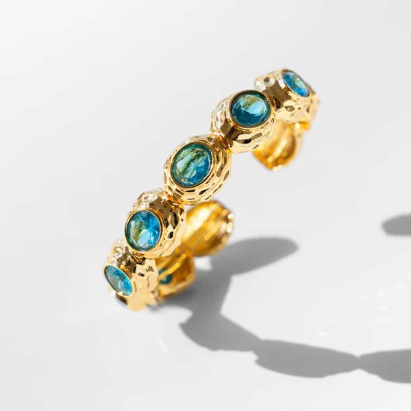 Katerina Psoma Semiramis Bracelet with Blue Crystals
