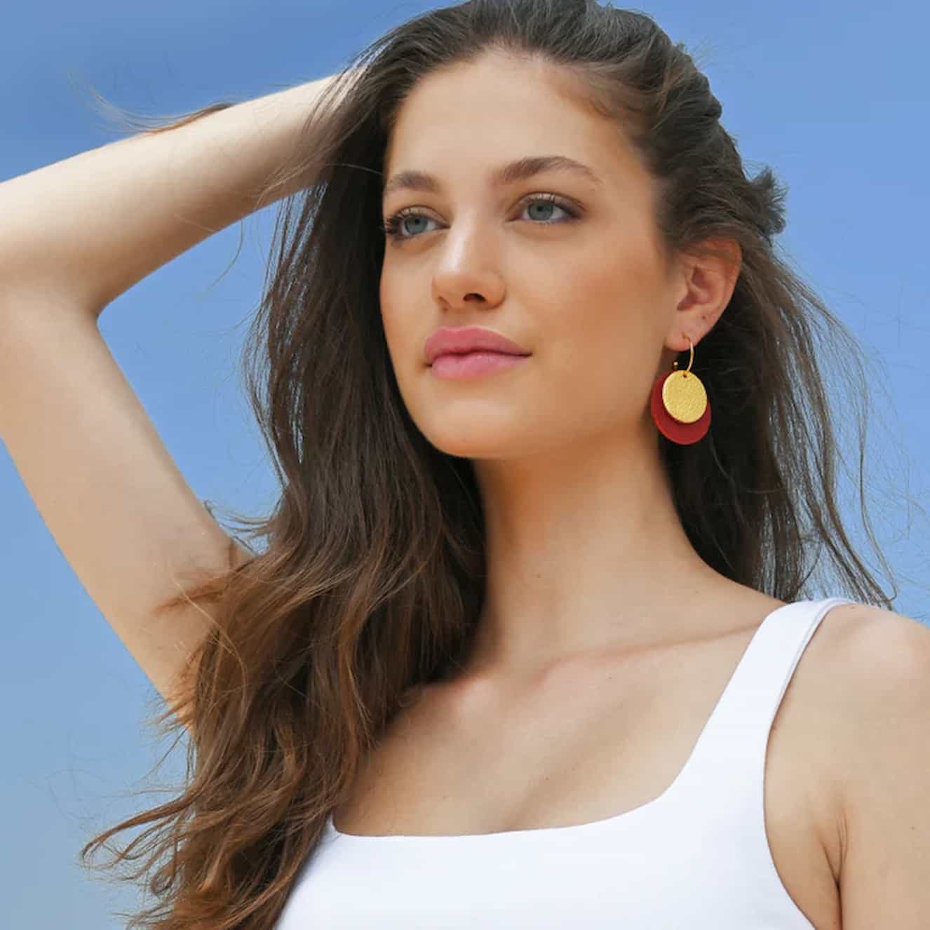 Leather Trinkets Stella Earings Medium - Image 4