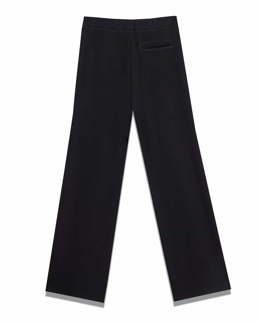 Milla Pants Straight Seam with Belt Black - Image 2